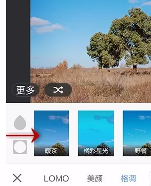 在手机美图秀秀中使用特效功能的详细操作步骤