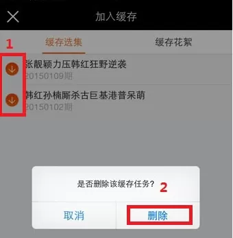 在手机芒果tv中实行缓存视频的详细操作步骤