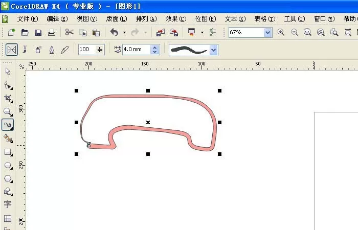 使用cdr绘画出老式电话机图形的详细操作步骤