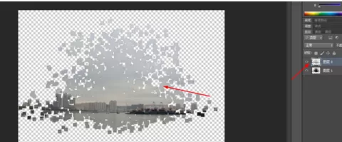 使用photoshop制作出打散相框的详细操作步骤