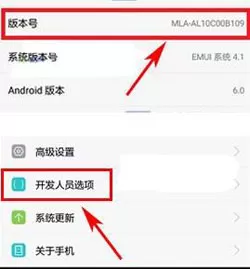华为Mate10开启开发者选项的图文教程