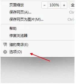 在猎豹浏览器中进行设置主页的详细步骤