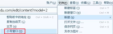 在搜狗浏览器中实行添加小号窗口的详细步骤