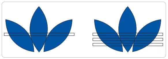 使用cdr制作出阿迪logo标志的详细步骤