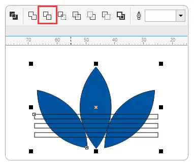 使用cdr制作出阿迪logo标志的详细步骤