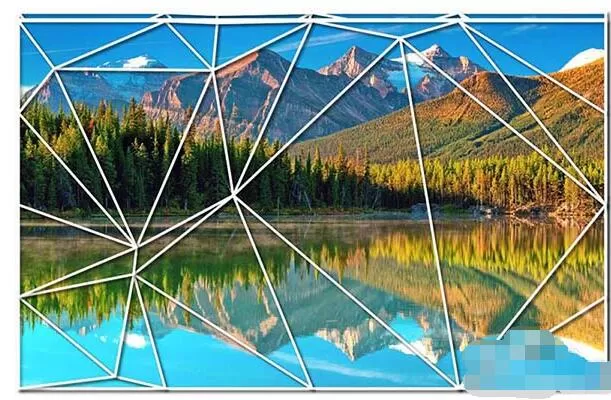 利用ppt给图片制作出低面分型效果的教程
