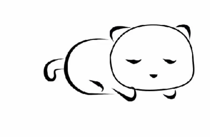 教大家利用PS绘制出黑猫白猫配对的图片
