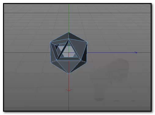 教大家使用C4D制作出镂空效果的宝石模型