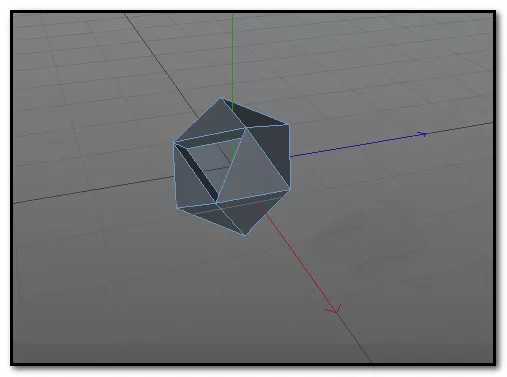 教大家使用C4D制作出镂空效果的宝石模型