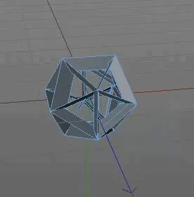 教大家使用C4D制作出镂空效果的宝石模型