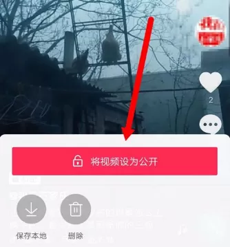 在抖音中将私密视频公开的详细操作步骤