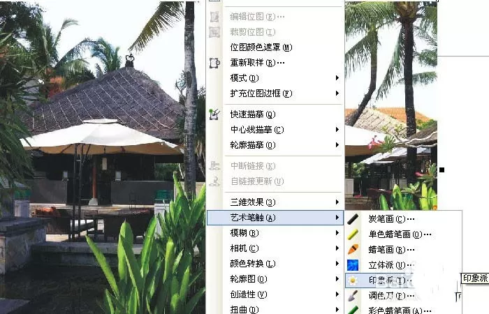 使用cdr制作出艺术印象派效果图片的详细方法