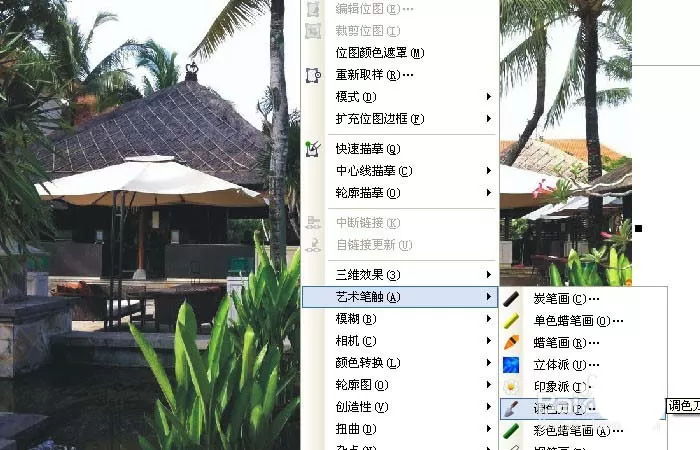 使用cdr制作出艺术印象派效果图片的详细方法