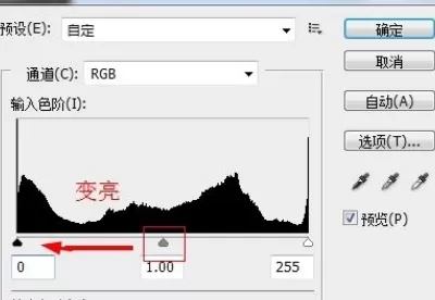 在photoshop中使用色阶的详细操作步骤
