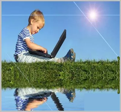 保存Photoshop cs5镜头光晕效果的教程