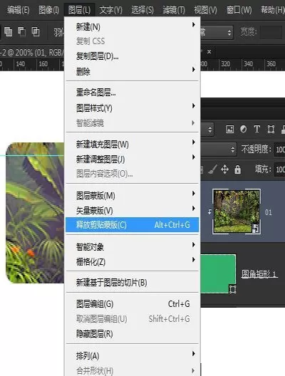 修改Photoshop CC图像大小而不改变圆角半径的方法