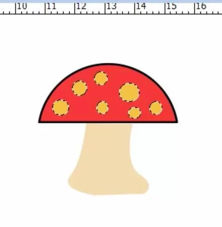 使用PS绘制出卡通蘑菇人的操作步骤