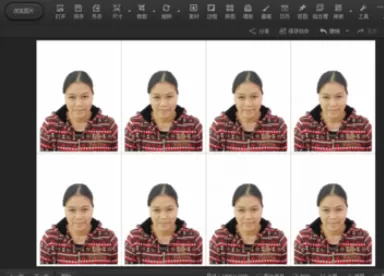 使用光影魔术手制作出电子版证件照的详细操作步骤