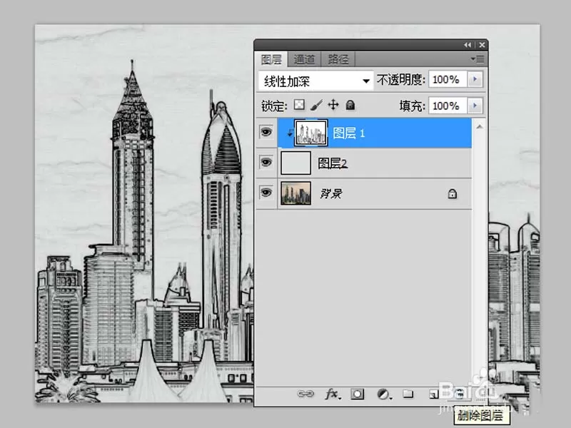 利用ps把图片做成圆珠笔手绘效果的教程