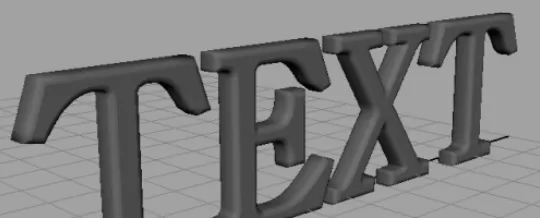 利用maya制作出立体字效果的详细操作方法