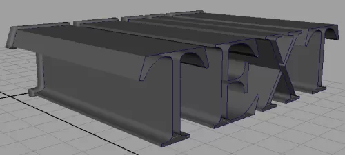 利用maya制作出立体字效果的详细操作方法