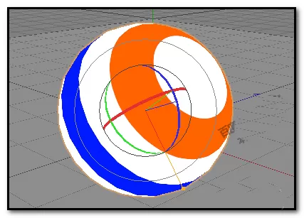 C4D制作出立体效果的球体的详细操作步骤