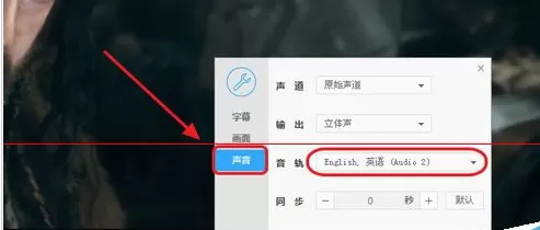 在迅雷影音中使用音轨的详细操作步骤