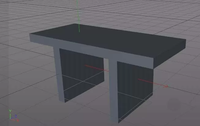 c4d建模立体小石凳模型的简单教程
