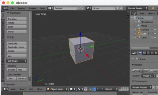 在blender中实行旋转模型的详细操作方法