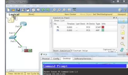 在cisco packet tracer中开启模拟模式的图文教程