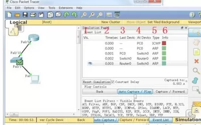 在cisco packet tracer中开启模拟模式的图文教程