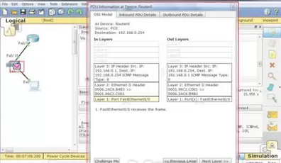 在cisco packet tracer中开启模拟模式的图文教程