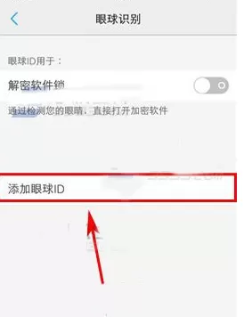 在vivo X6S Plus中进行眼球识别录入的具体方法