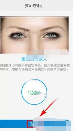 在vivo X6S Plus中进行眼球识别录入的具体方法