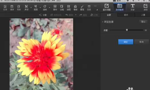 使用光影魔术手制作出阿宝效果图片的具体操作方法