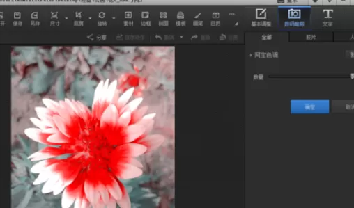 使用光影魔术手制作出阿宝效果图片的具体操作方法