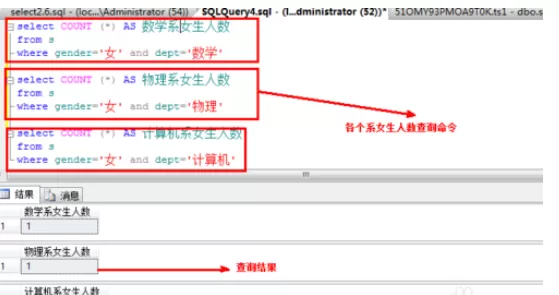 使用sql进行查询聚合函数的详细操作方法