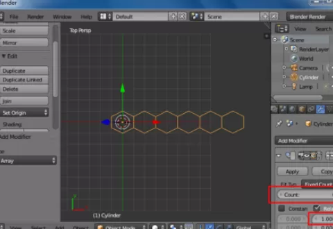 使用blender制作出蜂窝网格的详细操作步骤