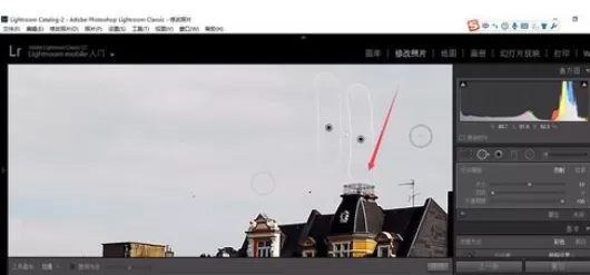 在轻松学lr中使用污点去除工具的具体方法介绍