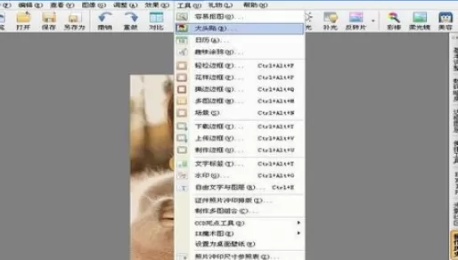 使用光影魔术手制造出大头贴的详细操作方法