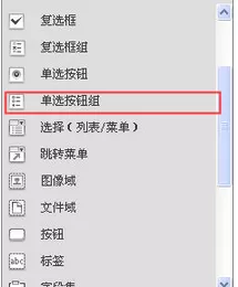 在Dreamweaver中插入单选按钮或单选按钮组的图文教程