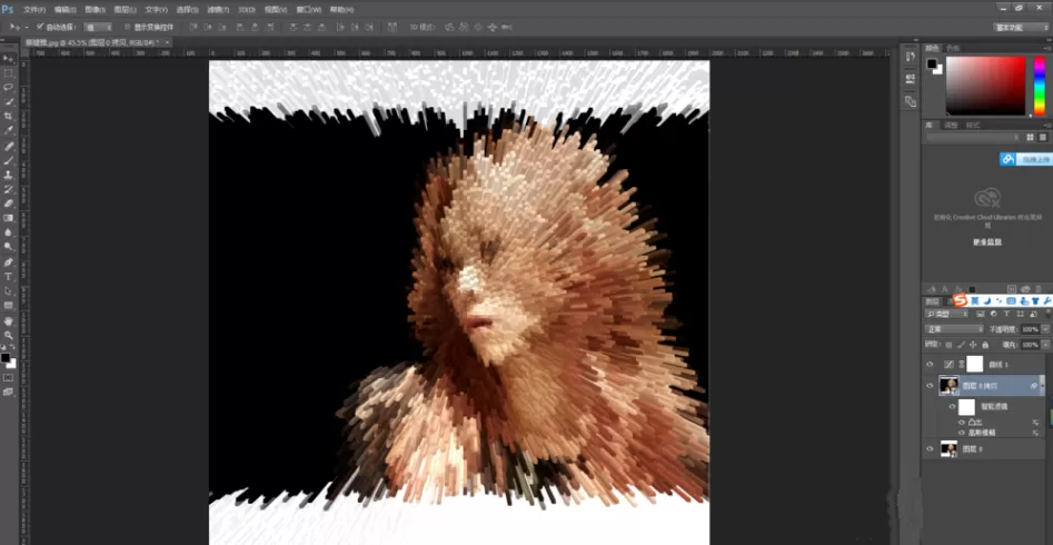 使用photoshop软件打造3D凸出人像效果教程