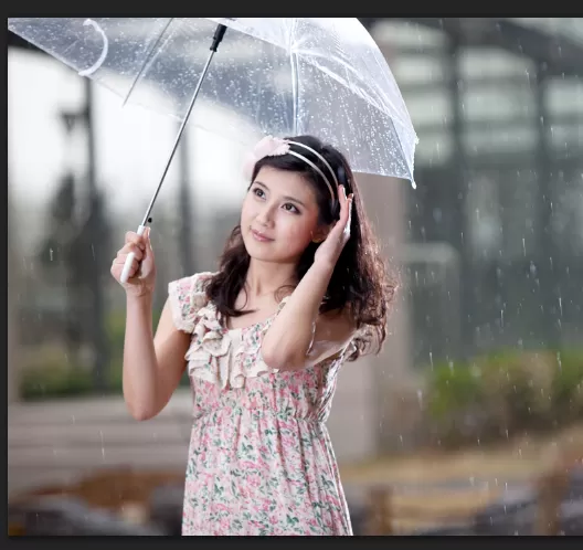 怎样使用Photoshop软件的滤镜库制作抽丝效果图片？