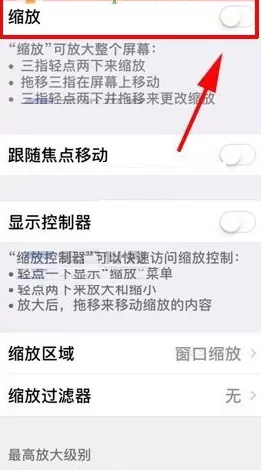 在苹果iPhone X中关闭屏幕缩放功能的具体步骤