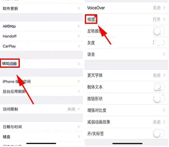 在苹果iPhone X中关闭屏幕缩放功能的具体步骤