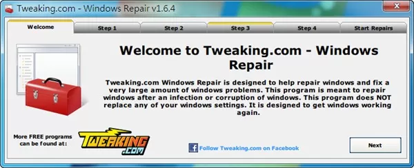 windows repair的具体使用方法介绍