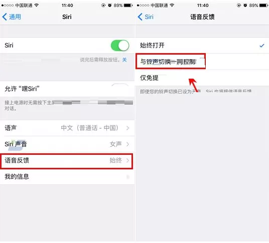 苹果iPhone8中怎样设置Siri静音?