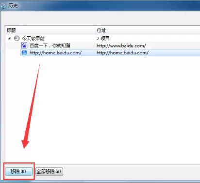 怎样才能删除qtweb浏览器中的历史记录?