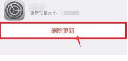 在iPhone中删除更新包的具体方法介绍