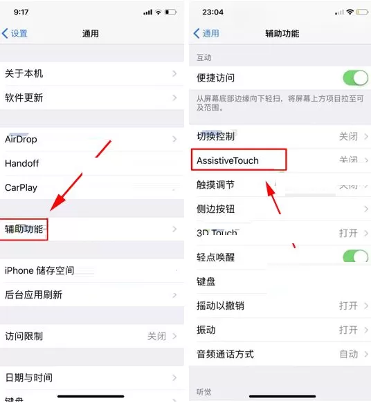 在iPhone X中调整小白点透明度的图文教程